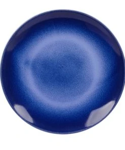 Trend'up Lot De 6 Assiettes Plate 27 Cm En Grès Bleu