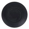 Table Passion Lot De 6 Assiettes Plate 27 Cm En Grès Noir -Chef&Sommelier-boutique lot de 6 assiettes plate 27 cm en gres noir