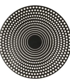 Table Passion Lot De 6 Assiettes Plate 27 Cm En Grès Noir