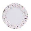 Table Passion Lot De 6 Assiettes Plate 27 Cm En Porcelaine Blanc