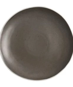 Olympia Lot De 6 Assiettes Plates 270 Mm Gris
