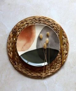 Chef&Sommelier-boutique -Chef&Sommelier-boutique lot de 6 assiettes plates en gres 26cm 1