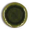 OGO Living Lot De 6 Assiettes Plates En Grès Vert 27,5cm