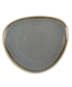 Olympia Kiln Lot De 6 Assiettes Triangulaires Couleur Océan Ø 165 Mm