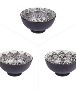 Table Passion Lot De 6 Coupelle 11,5 Cm En Porcelaine Décoré
