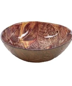 Table Passion Lot De 6 Coupelle 17 Cm En Verre Marron