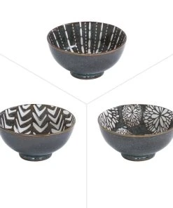 Table Passion Lot De 6 Coupelle Brun 9,5 Cm En Porcelaine Marron