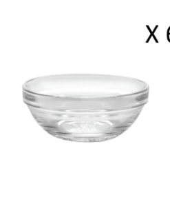 Duralex Lot De 6 - Coupelle Empilable 31 Cl En Verre Trempé Transparent -Chef&Sommelier-boutique lot de 6 coupelle empilable 12 5 cl en verre trempe transparent le gigogne 1