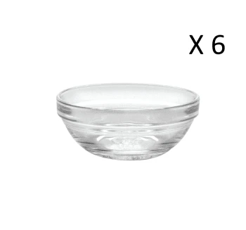 Duralex Lot De 6 - Coupelle Empilable 12,5 Cl En Verre Trempé Transparent 8 Duralex Lot De 6 - Coupelle Empilable 12,5 Cl En Verre Trempé Transparent – Image 6