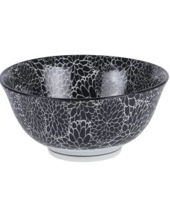 Table Passion Lot De 6 Coupelle Evasée 9,5 Cm En Porcelaine Noir