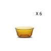 Duralex Lot De 6-Coupelle Tulipe 25cl En Verre Trempé Teinté Vermeil -Chef&Sommelier-boutique lot de 6 coupelle tulipe 25cl en verre trempe teinte vermeil