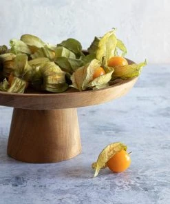 Bazar Bizar Petite Assiette à Gâteau En Bois De Teck -Chef&Sommelier-boutique petite assiette a gateau en bois de teck 4