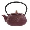 ITEM International Petite Théière Japonaise Bordeaux En Fonte 0,6L