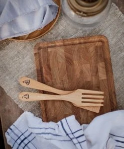 EcoFurn Planche à Découper 50x30x4 Cm - Frêne -Chef&Sommelier-boutique planche a decouper 50x30x4 cm frene 2