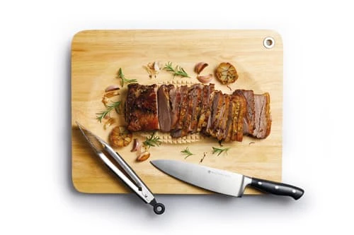 Masterclass Planche à Découper à Pointe En Caoutchouc Et Bois Marron 5 Masterclass Planche à Découper à Pointe En Caoutchouc Et Bois Marron – Image 3