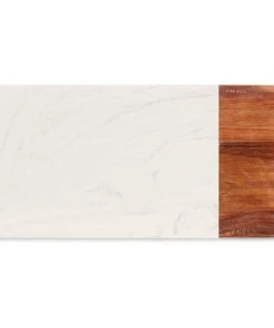 Wadiga Planche à Découper En Acacia Et Marbre Blanc - 30x15x1.3cm -Chef&Sommelier-boutique planche a decouper en acacia et marbre blanc 30x15x1 3cm 1