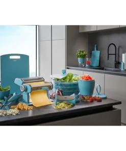 GEFU Planche à Découper En Plastique Bleu -Chef&Sommelier-boutique planche a decouper en plastique bleu 3