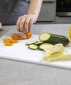 KitchenCraft Planche à Découper Extra Large En Plastique Blanc -Chef&Sommelier-boutique planche a decouper extra large en plastique blanc 3