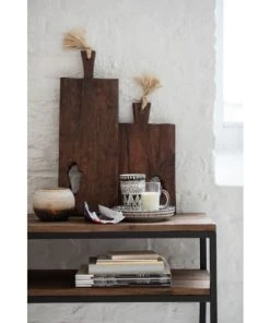 LANADECO Planche à Découper Irrégulière Rectangle Bois Marron -Chef&Sommelier-boutique planche a decouper irreguliere rectangle bois marron 3