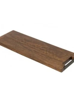 LANADECO Planche à Découper Longue En Bois De Manguier Marron L60cm