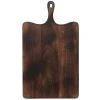 LANADECO Planche à Découper Rectangle Bois Marron Foncé 35x60cm -Chef&Sommelier-boutique planche a decouper rectangle bois marron fonce 35x60cm