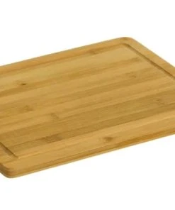 Wadiga Planche à Découper Rectangulaire Avec Rainure En Bambou 35x27.5cm -Chef&Sommelier-boutique planche a decouper rectangulaire avec rainure en bambou 35x27 5cm 2