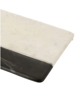 Wadiga Planche à Découper Rectangulaire En Marbre Noir Et Blanc 33x22x4,5cm -Chef&Sommelier-boutique planche a decouper rectangulaire en marbre noir et blanc 33x22x4 5cm 1