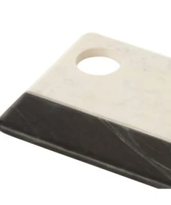 Wadiga Planche à Découper Rectangulaire En Marbre Noir Et Blanc 33x22x4,5cm -Chef&Sommelier-boutique planche a decouper rectangulaire en marbre noir et blanc 33x22x4 5cm 2