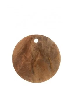 LANADECO Planche A Découper Ronde Bois De Manguier D30cm -Chef&Sommelier-boutique planche a decouper ronde bois de manguier d30cm 1