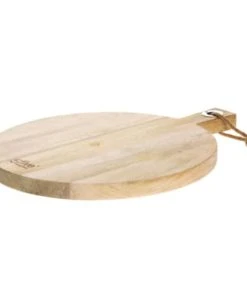 Five Simply Smart Planche à Découper Ronde En Bois De Manguier