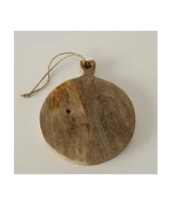 Wadiga Planche à Découper Ronde En Bois De Manguier - Diamètre 23cm -Chef&Sommelier-boutique planche a decouper ronde en bois de manguier diametre 23cm 3