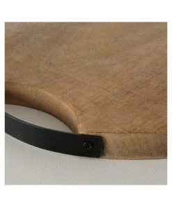 Wadiga Planche à Découper Ronde En Bois Et Métal Noir D33cm 8 Wadiga Planche à Découper Ronde En Bois Et Métal Noir D33cm -Chef&Sommelier-boutique planche a decouper ronde en bois et metal noir d33cm 1