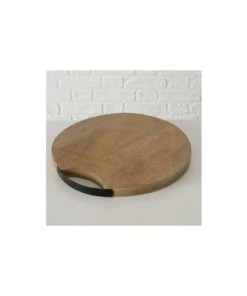 Wadiga Planche à Découper Ronde En Bois Et Métal Noir D33cm 11 Wadiga Planche à Découper Ronde En Bois Et Métal Noir D33cm -Chef&Sommelier-boutique planche a decouper ronde en bois et metal noir d33cm 4