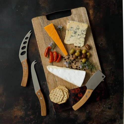 Artesa Planche Avec Résine écaille De Torture Bois D'acacia Marron 5 Artesa Planche Avec Résine écaille De Torture Bois D'acacia Marron – Image 3