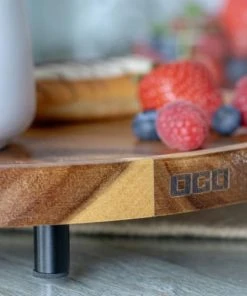 OGO Living Planche De Présentation En Bois D'acacia D26cm -Chef&Sommelier-boutique planche de presentation en bois d acacia d26cm 4