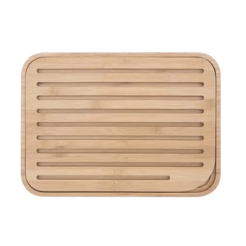 PEBBLY Planche Pain Bambou Naturel 36x26x1,8cm 3 PEBBLY Planche Pain Bambou Naturel 36x26x1,8cm