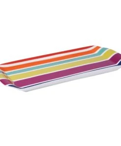 Little Marcel Plat à Cake 36 Cm En Porcelaine Multicolore -Chef&Sommelier-boutique plat a cake 36 cm en porcelaine multicolore 1
