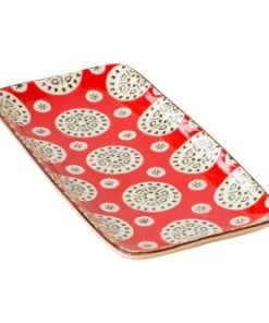 Chehoma Plat à Cake En Céramique Mutlicolore