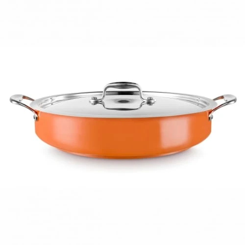 Pujadas Plat à Paella Avec Couvercle Ø 32cm Orange 3 Pujadas Plat à Paella Avec Couvercle Ø 32cm Orange