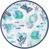 Les Jardins De La Comtesse Plat De Service Rond En Mélamine - Ø 35,5 Cm - Caraïbes -Chef&Sommelier-boutique plat de service rond en melamine oe 35 5 cm caraibes