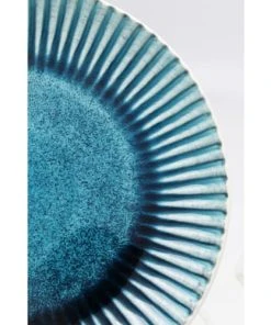 Kare Design Plat En Grès Bleu Et Blanc D29 -Chef&Sommelier-boutique plat en gres bleu et blanc d29 2