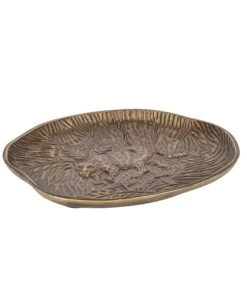 Artesa Plat En Relief Avec Motif Léopard En Aluminium Doré -Chef&Sommelier-boutique plat en relief avec motif leopard en aluminium dore 5