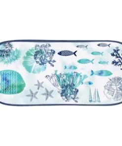 Les Jardins De La Comtesse Plat Long En Mélamine En Imprimé Marin 37,5 Cm
