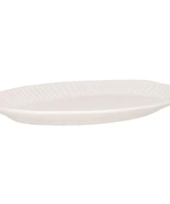 Maisons Du Monde Plat Oval En Porcelaine Grise