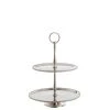 LANADECO Plateau 2 Niveaux Alu Argent H37cm 1 LANADECO Plateau 2 Niveaux Alu Argent H37cm -Chef&Sommelier-boutique plateau 2 niveaux alu argent h37cm