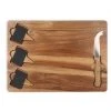 LIVOO Plateau à Fromage En Acacia En Bois Marron
