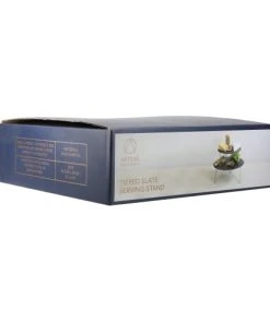 Artesa Plateau De Service 2 Niveaux En Ardoise Noir Et Doré 10 Artesa Plateau De Service 2 Niveaux En Ardoise Noir Et Doré -Chef&Sommelier-boutique plateau de service 2 niveaux en ardoise noir et dore 2