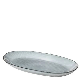 Broste Copenhagen Plateau De Service Céramique Gris 17x30cm 5 Broste Copenhagen Plateau De Service Céramique Gris 17x30cm – Image 3