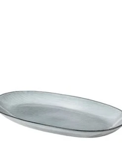 Broste Copenhagen Plateau De Service Céramique Beige 17x30cm -Chef&Sommelier-boutique plateau de service ceramique bleu 17x30cm nordic