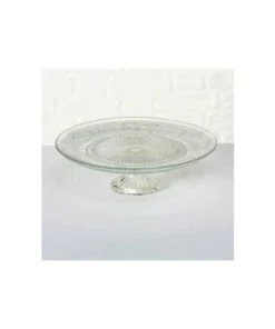 Wadiga Présentoir à Gâteau Sur Pied Rond En Verre 25x25x7cm -Chef&Sommelier-boutique presentoir a gateau sur pied rond en verre 25x25x7cm 5